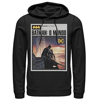 Men's Batman: The World Mexico News Poster Hoodie