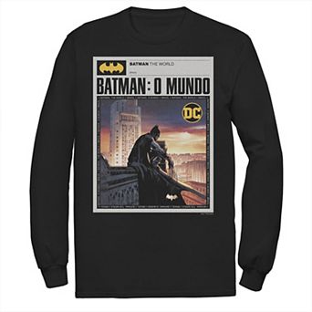 Men's Batman: The World Mexico News Poster Tee