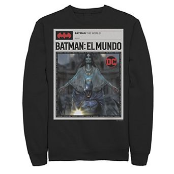 Men's Batman The World Mexicao News Poster Sweatshirt