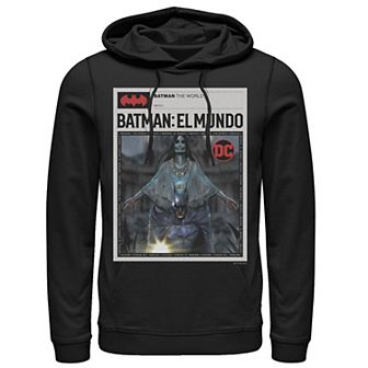 Men's Batman The World Mexicao News Poster Hoodie