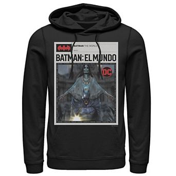 Men's Batman The World Mexicao News Poster Hoodie