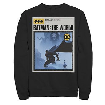 Men's Batman: The World Germany News Poster Sweatshirt