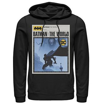 Men's Batman: The World Germany News Poster Hoodie