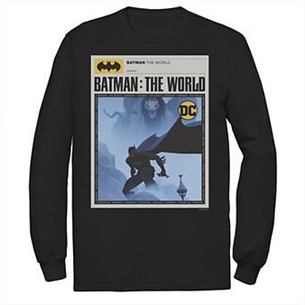 Men's Batman: The World Germany News Poster Tee