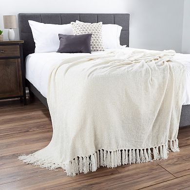 Hastings Home Chenille Throw Blanket