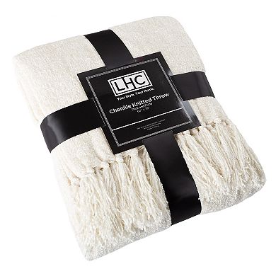 Hastings Home Chenille Throw Blanket