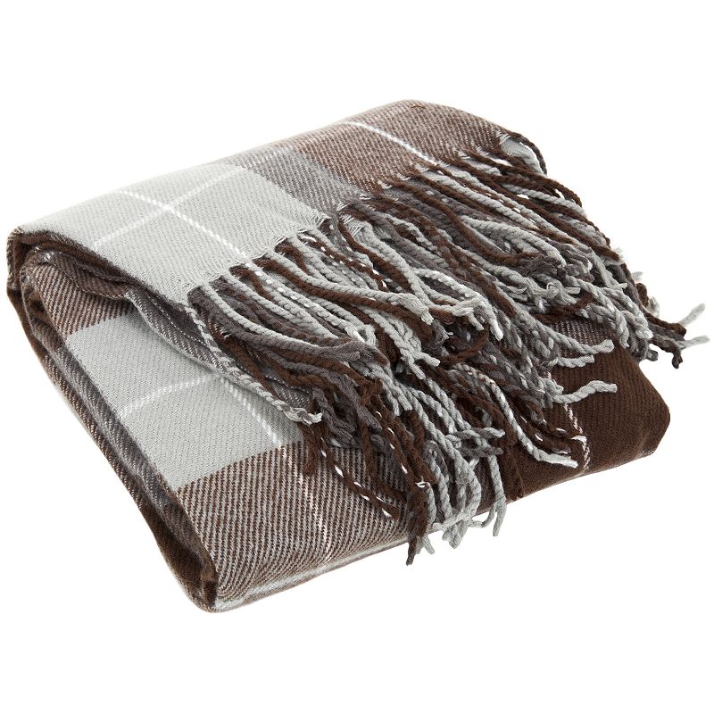 61821553 Hastings Home Blanket Throw, Brown, Large sku 61821553