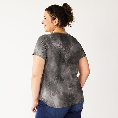 Celebrate Together™ Women's Plus Size Marvel Avengers Graphic Tee