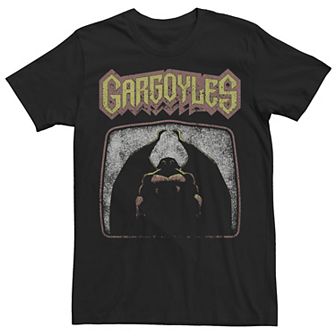 Men's Gargoyles Goliath Retro Distressed Portrait Tee