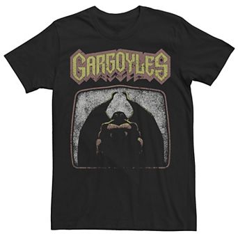 Men's Gargoyles Goliath Retro Distressed Portrait Tee