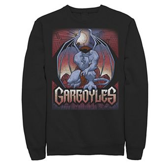 Men's Gargoyles Colorful Distressed Poster Sweatshirt