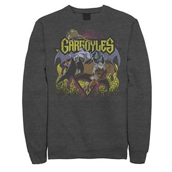 Men's Gargoyles Distressed Colorful Group Portrait Sweatshirt