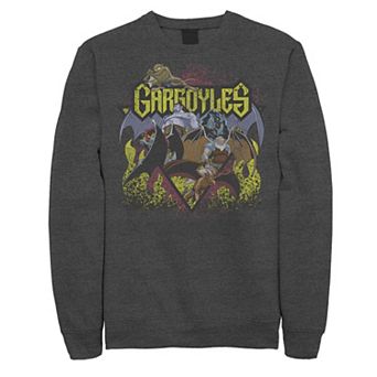 Men's Gargoyles Distressed Colorful Group Portrait Sweatshirt