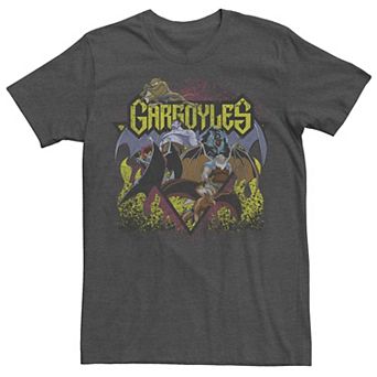 Men's Gargoyles Distressed Colorful Group Portrait Tee