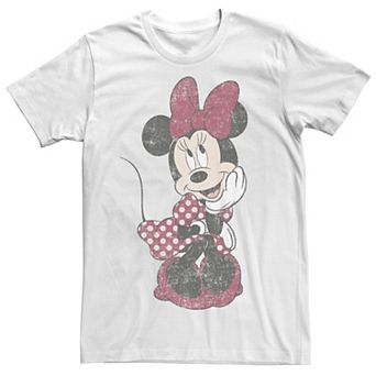 Disney's Mickey And Friends Minnie Mouse Men's Shy Vintage Tee