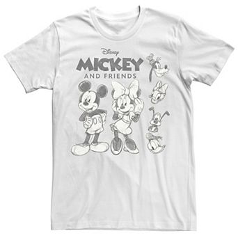Disney's Mickey And Friends Men's Sketches Logo Tee