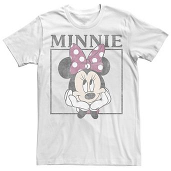 Disney's Minnie Mouse Men's Distressed Framed Portrait Tee