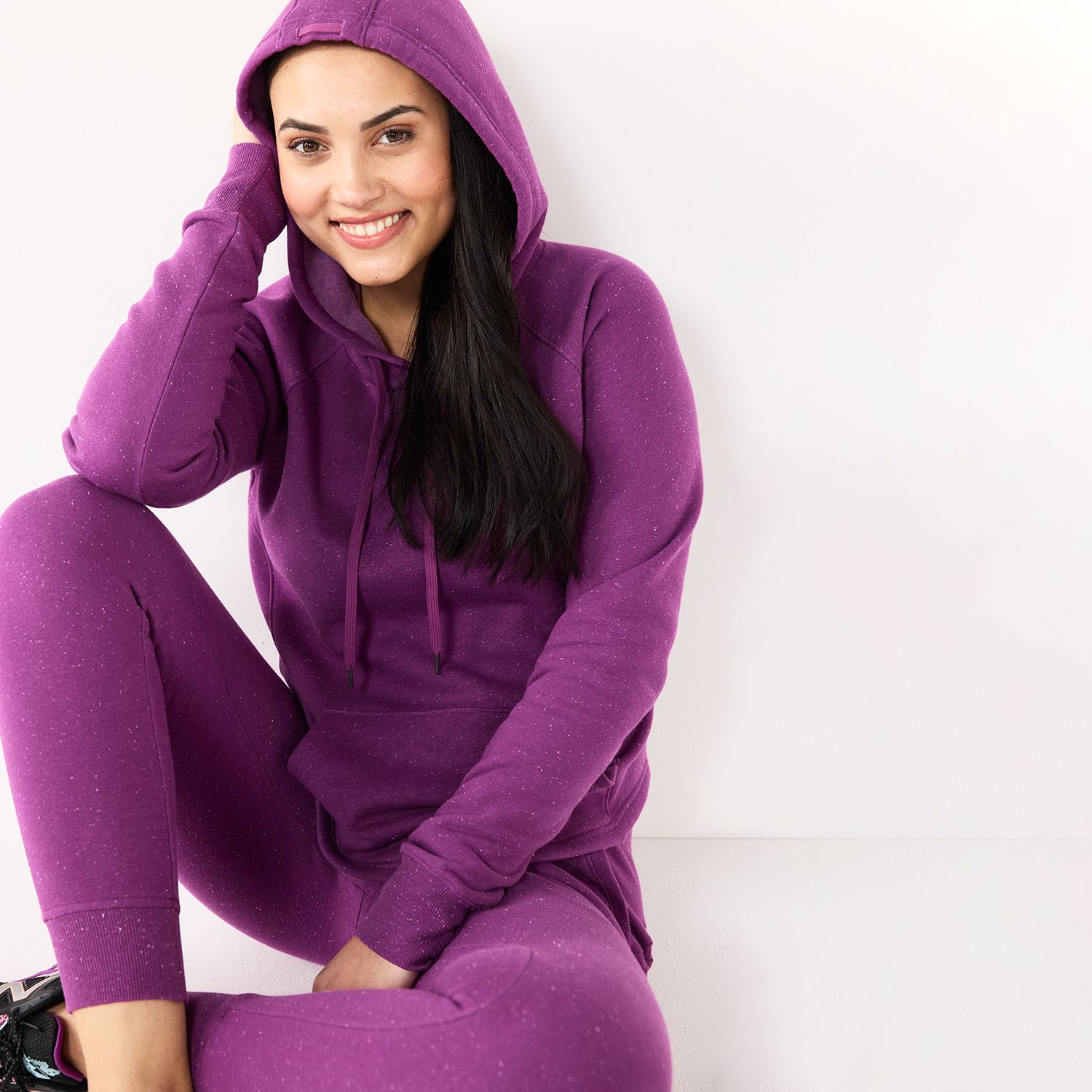 Sweat à Capuche Tek Gear Femme Rose Vif - Taille 2XL - Neuf Avec étiquettes - Polaire Ultra-douce Avec Poches
