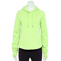 Tek Gear Women's Hi-Low Workout Hoodie, Titanium Bahrain