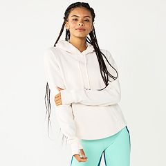 Petite Lands' End Serious Sweats Long Sleeve Button Hoodie