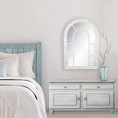 Sonoma Goods For Life® Shabby White Window Pane Mirror