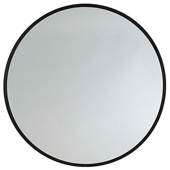 Sonoma Goods For Life® 30 in Round Black Metal Mirror