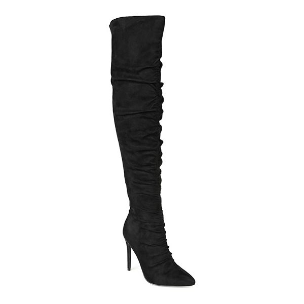 Journee Collection Fantasia Stiletto Heeled Over-the-Knee Boots