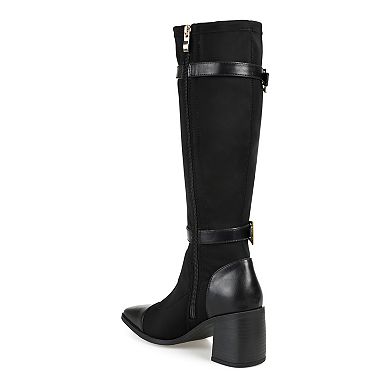 Journee Gaibree Women's Buckle Knee-High Boots