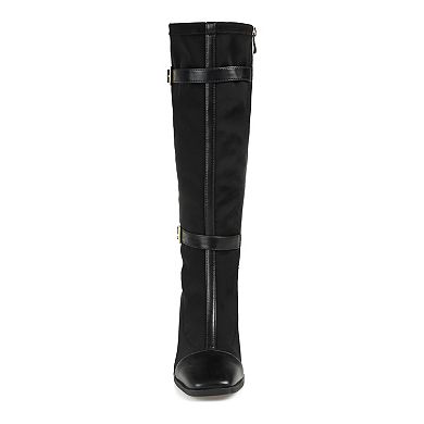Journee Gaibree Women's Buckle Knee-High Boots