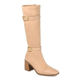 Journee Gaibree Women's Buckle Knee-High Boots