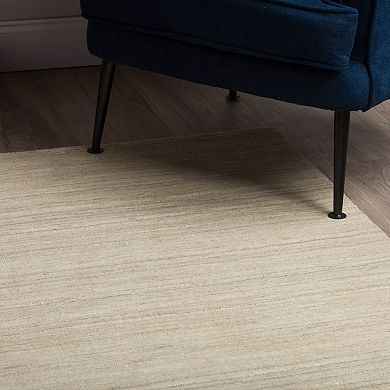 Addison Cooper Transitional Solid Sand Area Rug