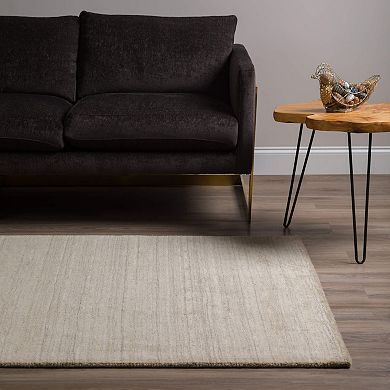 Addison Cooper Transitional Solid Sand Area Rug