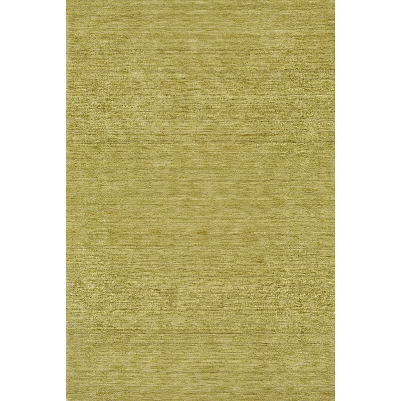 Addison Cooper Transitional Solid Sand Area Rug, Green, 5X7.5 Ft