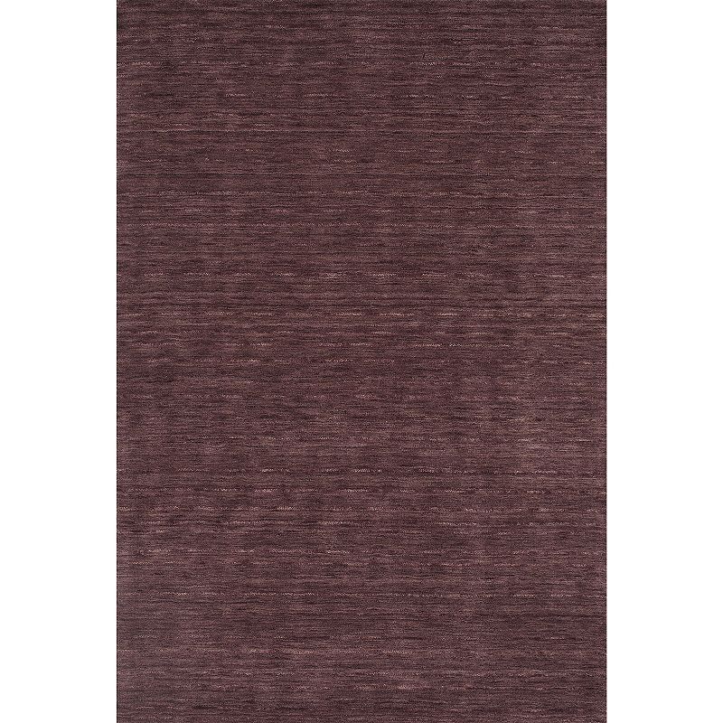 Addison Cooper Transitional Solid Sand Area Rug, Purple, 8X10 Ft