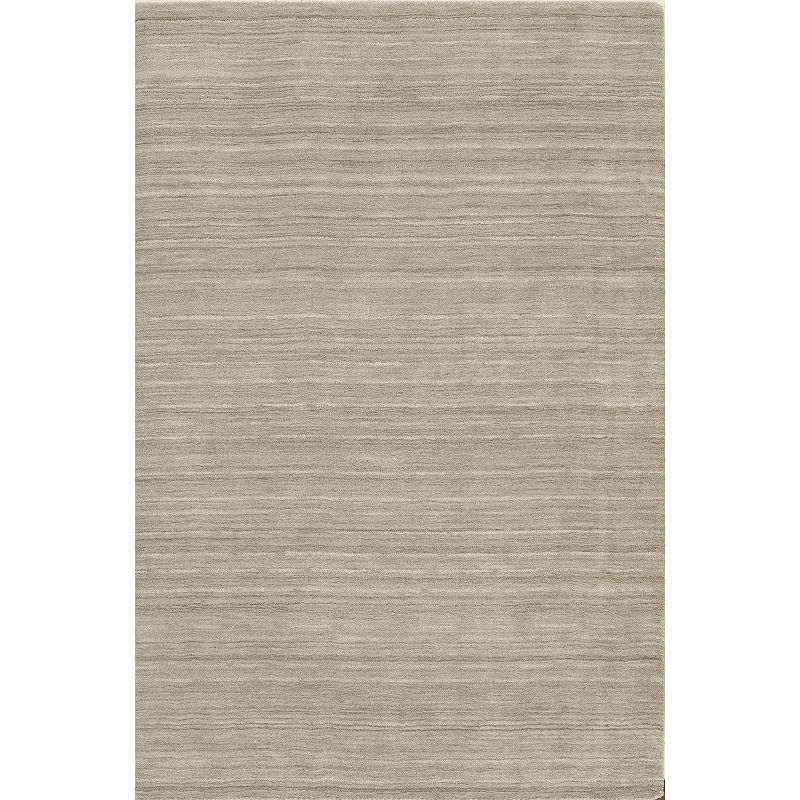 Addison Cooper Transitional Solid Sand Area Rug, Beig/Green, 8X10 Ft