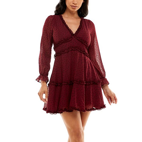 Kohls junior sales red dress