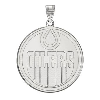 LogoArt 10k Gold Edmonton Oilers Extra Large Pendant