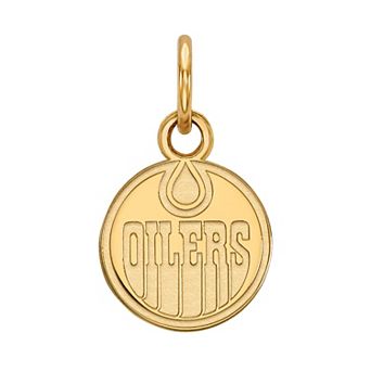 LogoArt Sterling Silver Edmonton Oilers Mini Pendant