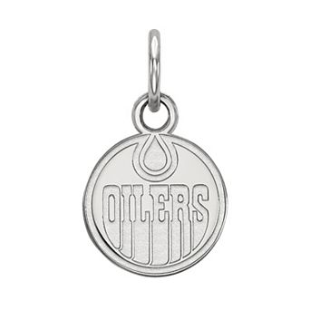 LogoArt Sterling Silver Edmonton Oilers Mini Pendant