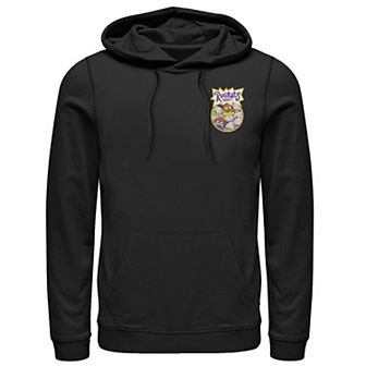 Men's RugRats Character Circle Logo Hoodie