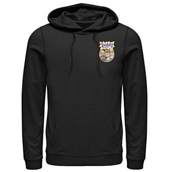 Men's RugRats Character Circle Logo Hoodie