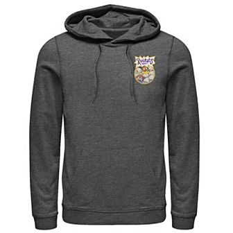 Men's RugRats Character Circle Logo Hoodie