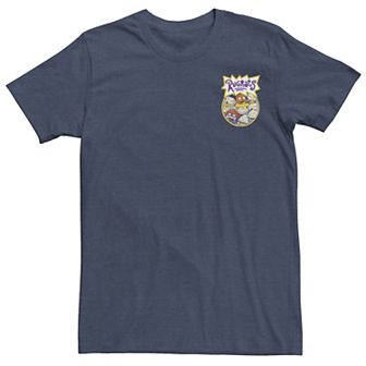 Men's RugRats Character Circle Logo Tee