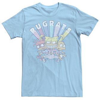 Men's RugRats Group Shot Faded Logo Tee