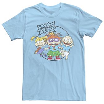 Men's Rugrats Chuckie Tommy & Angelica Logo Tee