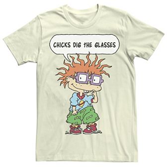 Men's RugRats Chuckie Chicks Dig The Glasses Tee
