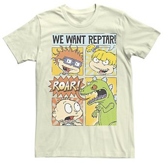 Men's RugRats Chuckie Tommy & Angelica Don't Be A Baby Tee