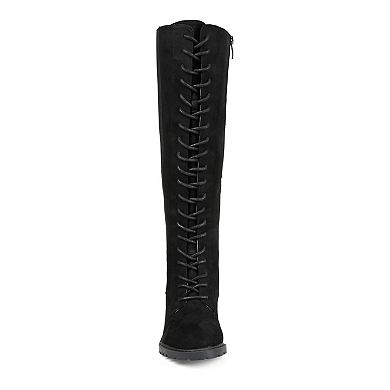 Journee Jennica Women's Knee High Combat Boots