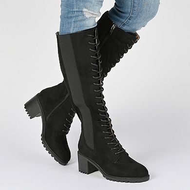 Journee Jennica Women's Knee High Combat Boots