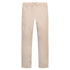 High-Waisted Wide-Leg School Uniform Pants for Girls